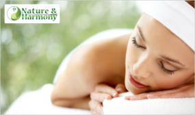 1 hour massage treatment or facial at Nature & Harmony, Dublin