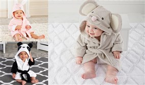 Animal Baby/Kids Bathrobe (Ages 6 months - 5 years)
