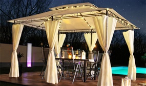 Swing & Harmonie® LED Pavilions in 4 Colours