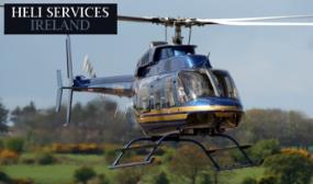 VIP Helicopter flight over Dublin & lunch in Gourmet Food Parlour with Heliservices Ireland