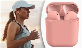 Pair of Matte Macaron Style Wireless Earbuds & Charging Dock (7 Colours)