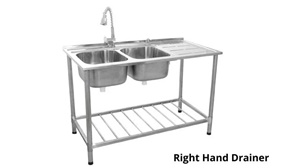 Commercial Double Bowl Catering Sink 