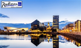 1 or 2 Nights B&B Stay with Dining & Spa Credit at the stunning Radisson Blu Hotel, Liverpool