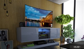 Contemporary Floating TV Units with Optional LED