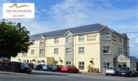 1, 2 or 3 Nights B&B with a Bottle of Wine & Dining Credit at Strand Hotel Ballyliffin, Donegal