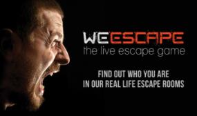 60 minutes to Escape with teams of 2-6 people with Weescape.ie